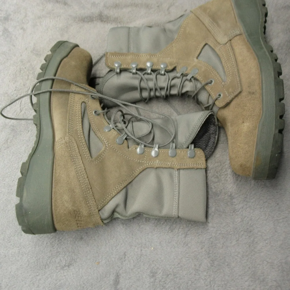 Belleville‎ Mens Boots 7 R Green Goretex Waterproof Steel Toe Military Combat